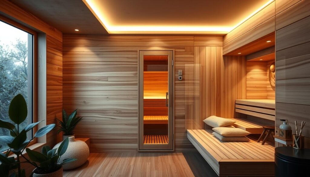 conception de sauna domestique