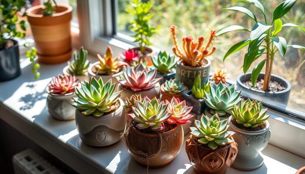 culture intérieure de succulentes