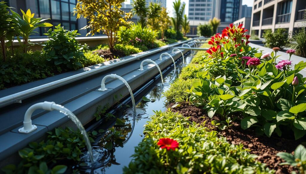 systèmes d'irrigation pour toitures végétalisées