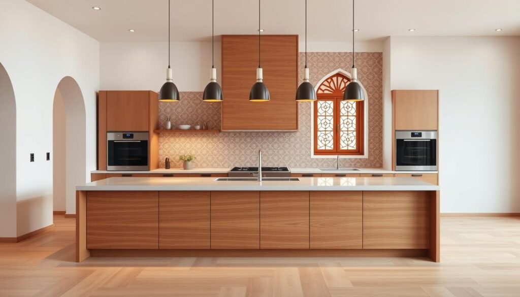 conception de cuisine marocaine moderne