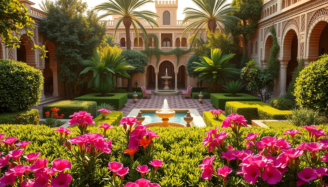 conception de jardins marocains