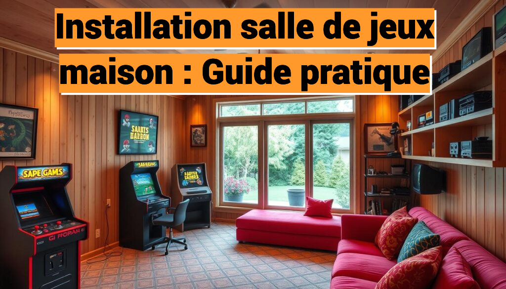 Installation salle de jeux maison : Guide pratique